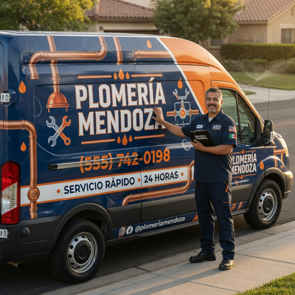 Plomería Mendoza — Vehicle wrap Propela Digital